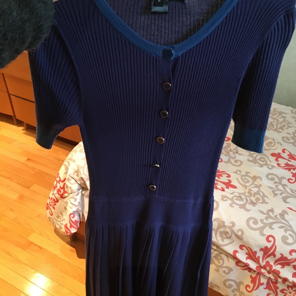 Marc by Marc Jacobs Soft Light Sweater Dress M Pleated skirt on the bottom